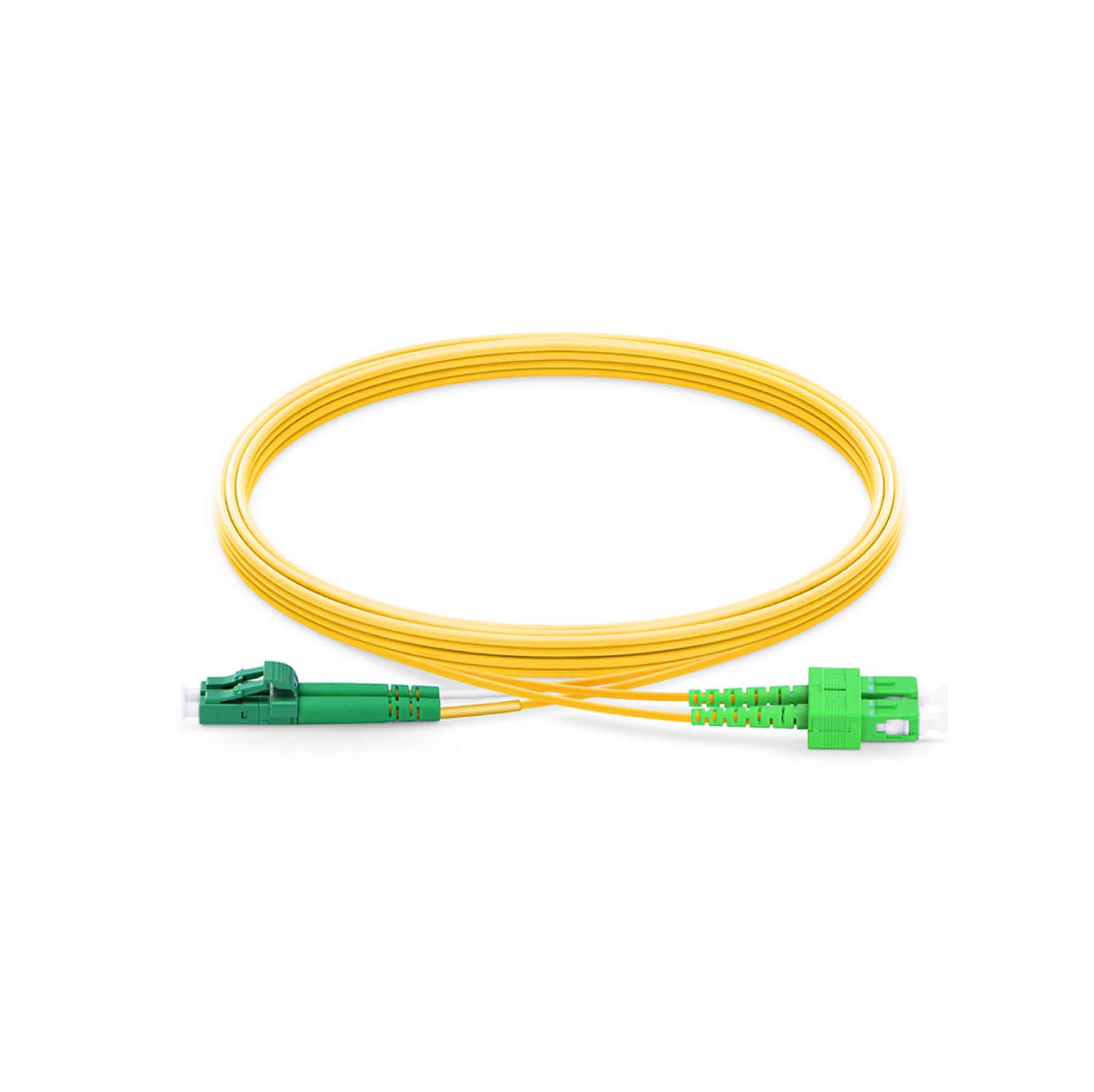 Infinique Patch Cord SC-LC APC Singlemode Duplex 1M